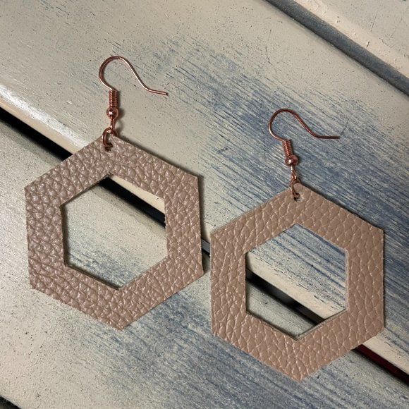 3/$35 Handmade Leather Earrings - Picture 14 of 15